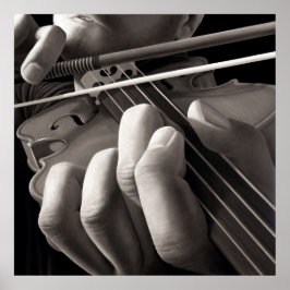 Póster Violin inquietante