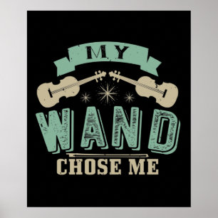 Póster Violin - Mi varita me eligió
