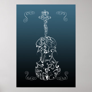 Póster Violin Srawl