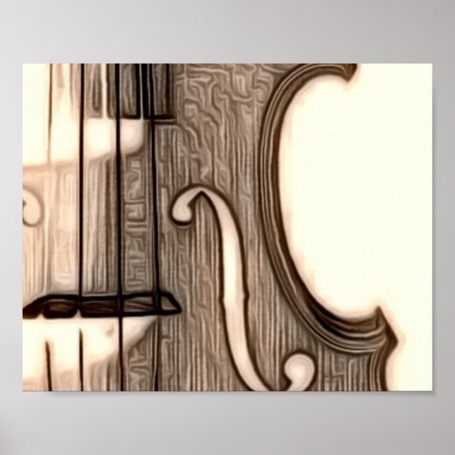 Póster ¿Violín, Viola, Cello? (Frente)