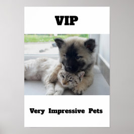Póster VIP Muy Impresionantes Mascotas Poster de perro de