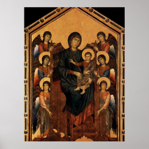 Póster 'Virgen atrapada en los ángeles'