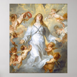Póster Virgen como intercesor - Anthony van Dyck Bella Ar