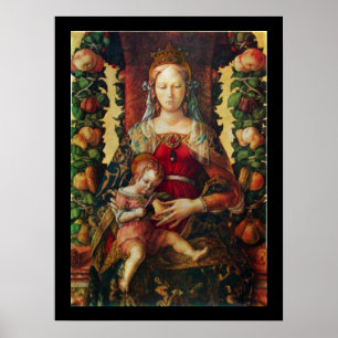 Póster VIRGEN CON NIÑO particular 2