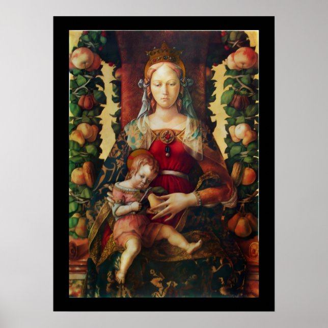 Póster VIRGEN CON NIÑO particular 2 (Frente)