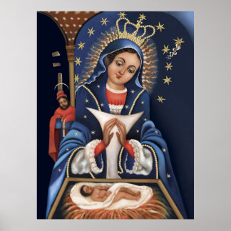 Póster Virgen de la Altagracia