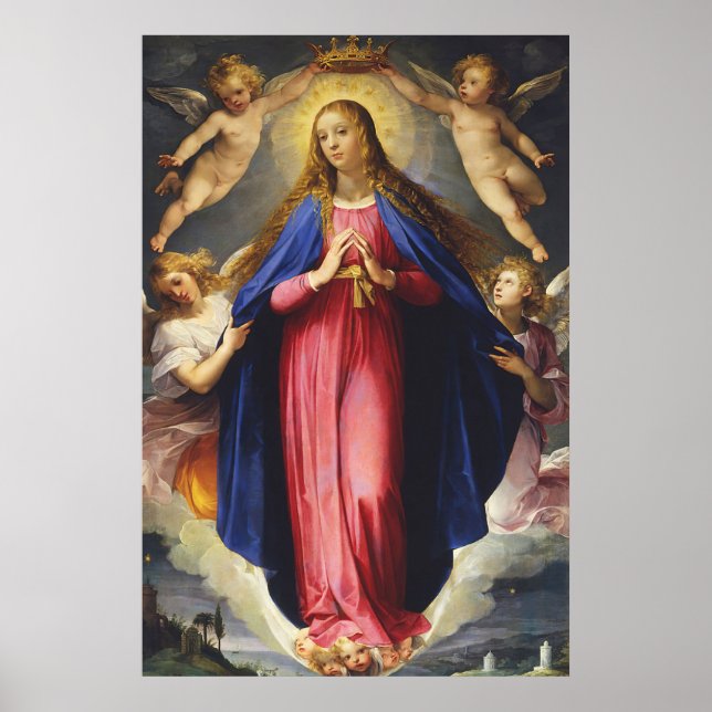 Póster Virgen de la Asunción de Concepción de Nuestra Señ (Frente)