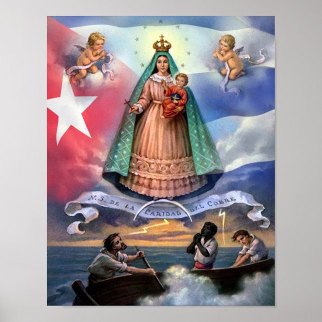 PÓSTER VIRGEN DE LA CARIDAD DEL COBRE (Frente)