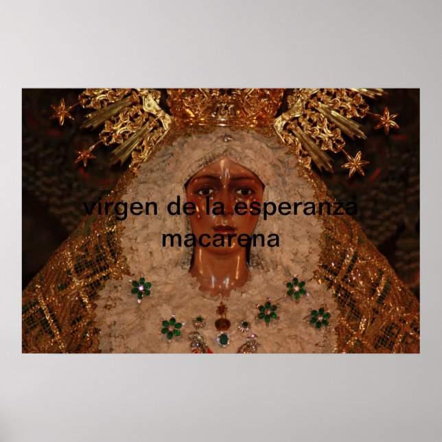 Póster virgen de la Esperanza macarena (Frente)