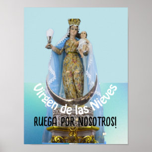 Póster Virgen de las Nieves