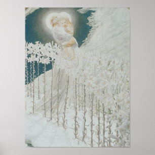 Póster Virgen de los Lilies