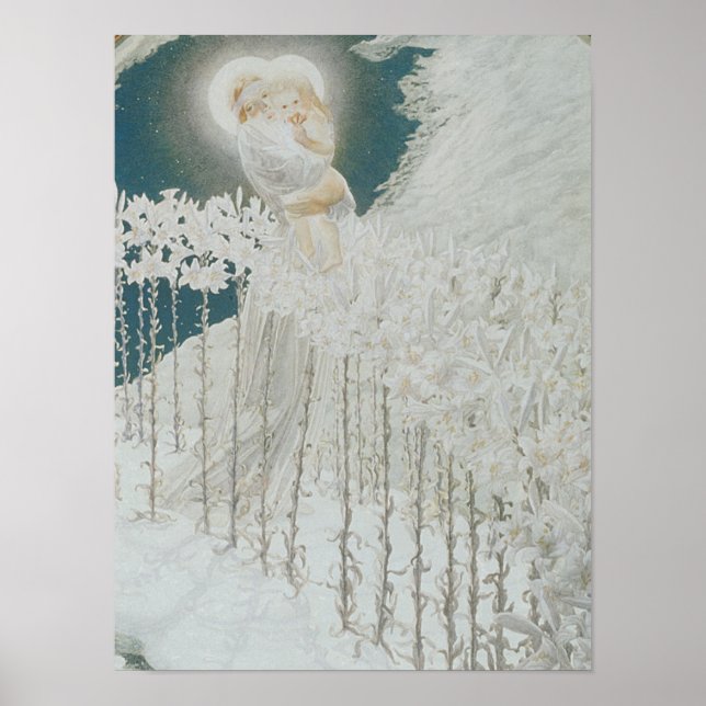 Póster Virgen de los Lilies (Frente)