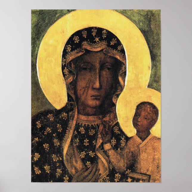 Póster Virgen de Nuestra Señora Czestochowa (Frente)