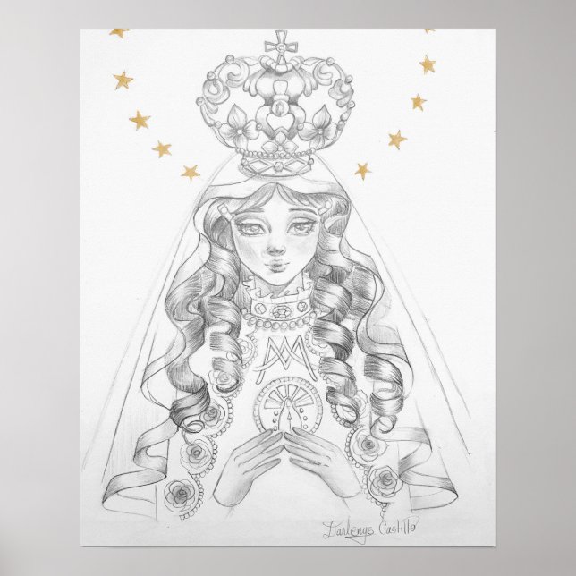 Póster Virgen del Valle, Rocío Milagroso (Frente)