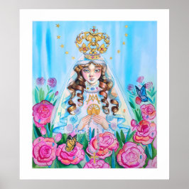 Póster Virgen del Valle, Rocio Milagroso