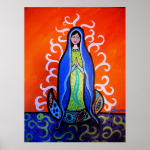 Póster virgen guadalupe