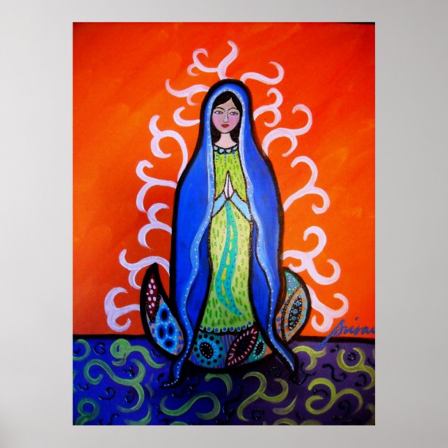 Póster virgen guadalupe (Frente)