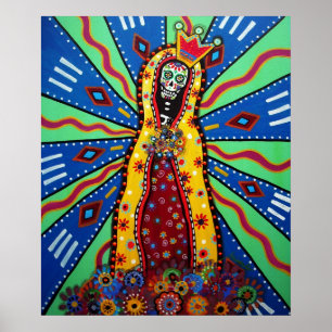 PÓSTER VIRGEN GUADALUPE DAY OF THE DEAD