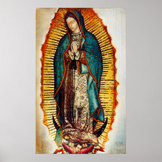 Póster Virgen GuadalupePop