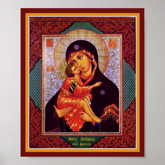 Póster Virgen Madre de Vladimir (Frente)