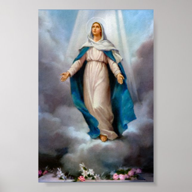 Póster Virgen María (Frente)