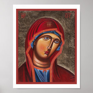 Póster Virgen María Madre de Dios