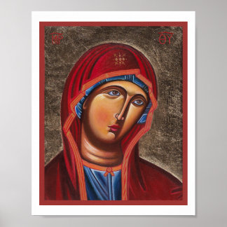 Póster Virgen María Madre de Dios