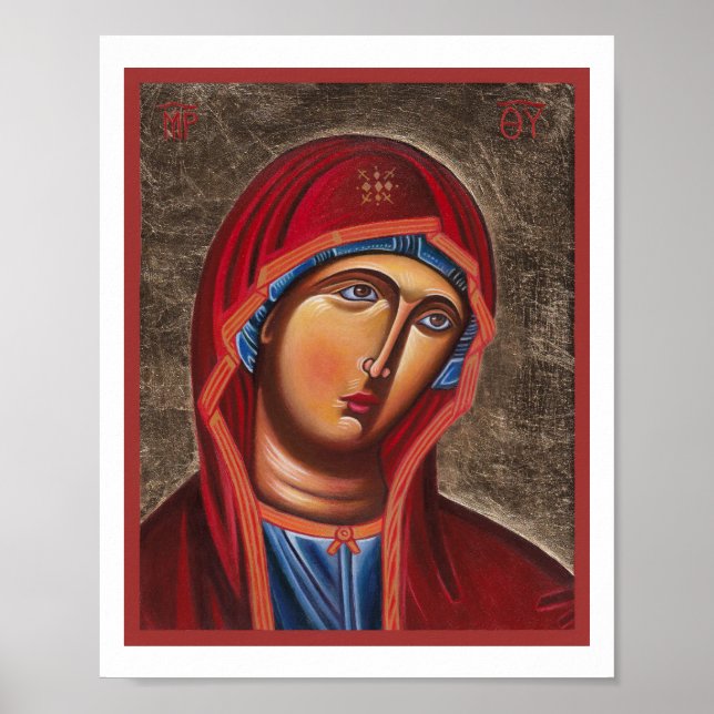Póster Virgen María Madre de Dios (Frente)