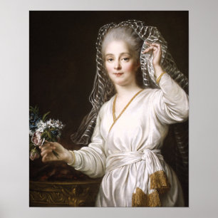 Póster Virgen Vestal por François Hubert Drouais