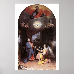 PÓSTER VIRGEN Y ÁNGEL DEL ANUNCIO