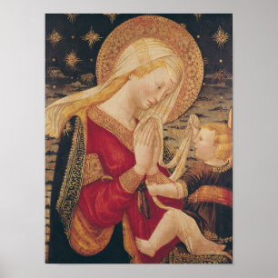 Póster Virgen y niño 2