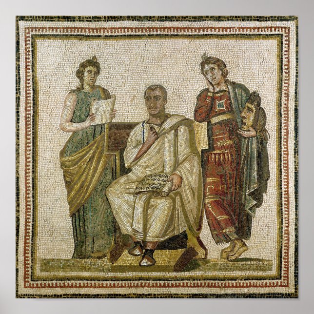 Póster Virgil y las musas, de Sousse (Frente)