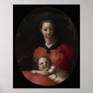 Póster Virgin and Child, known as the Madonna del Libro