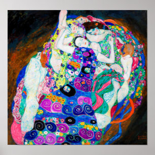Póster Virgin (Chicas), Gustav Klimt