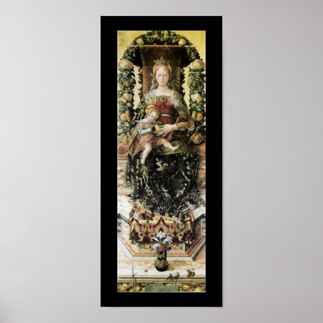 Póster VIRGIN CON negro verde infantil (Frente)
