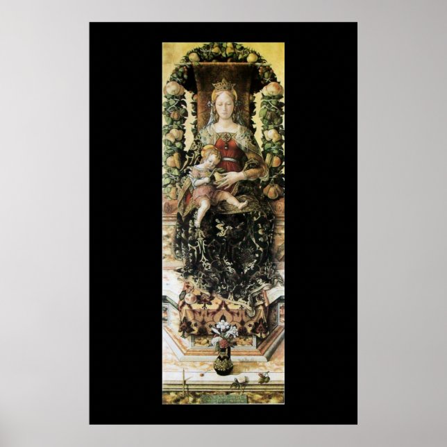 Póster VIRGIN CON negro verde infantil (Frente)