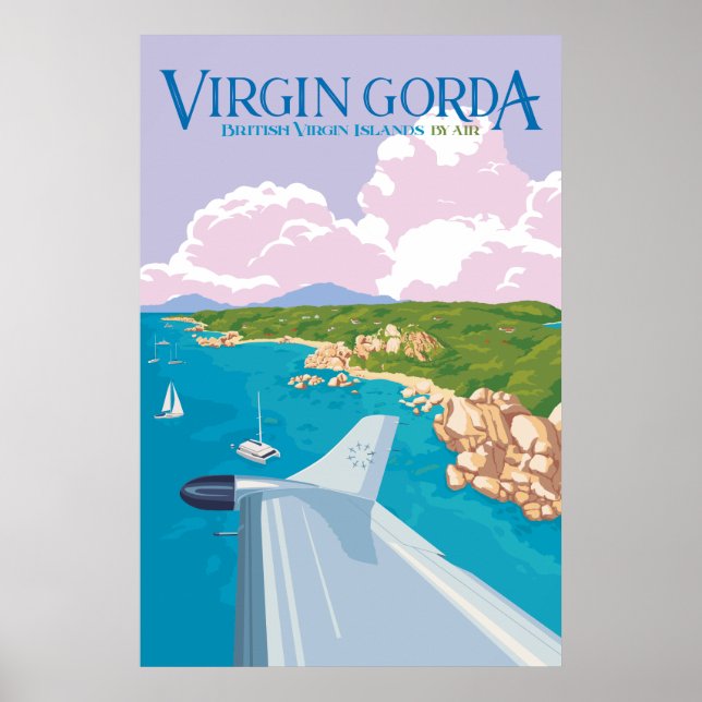 Póster Virgin Gorda Poster (Rosa) (Frente)