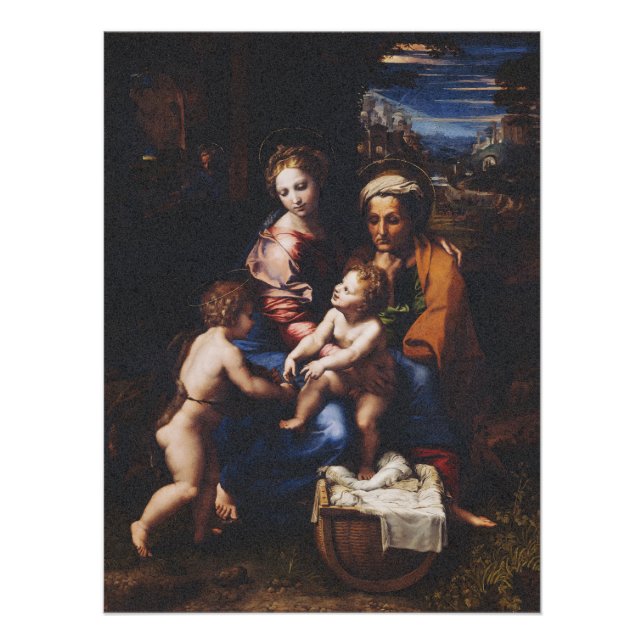 Póster Virgin Mary and Child with John the Baptist (Anverso)