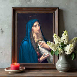 Póster Virgin Mary llorando, E. Steinmann