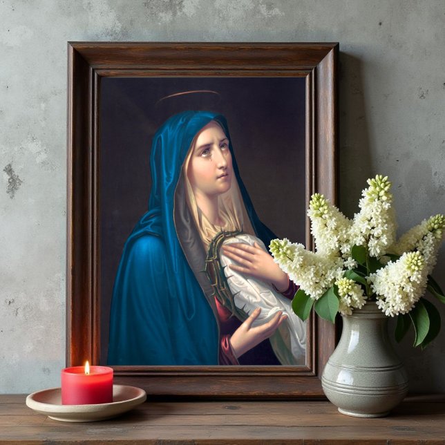 Póster Virgin Mary llorando, E. Steinmann (Subido por el creador)