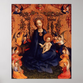Póster Virgin Mary of the Roses Poster