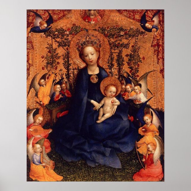 Póster Virgin Mary of the Roses Poster (Frente)