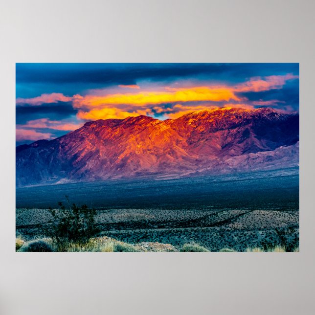 Póster Virgin Mountains Sunset (Frente)