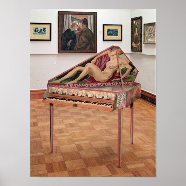 Póster Virginals, painted by Roger Fry (Frente)