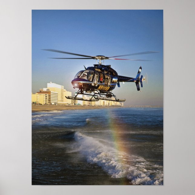 Póster Virginia Beach Bell 407 (Frente)