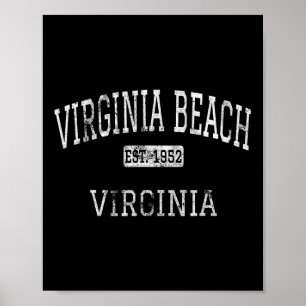 Póster Virginia Beach Virginia Va Vintage