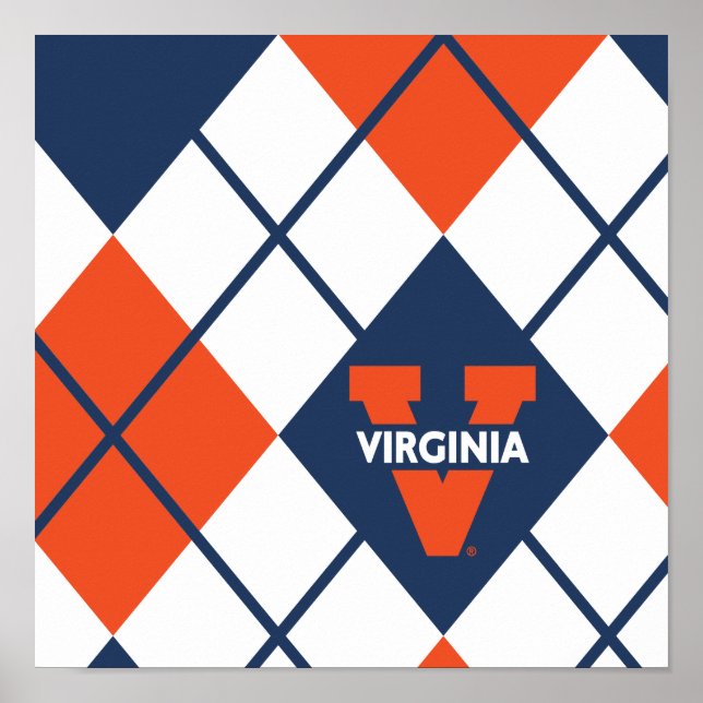Póster Virginia Cavaliers Argyle (Frente)
