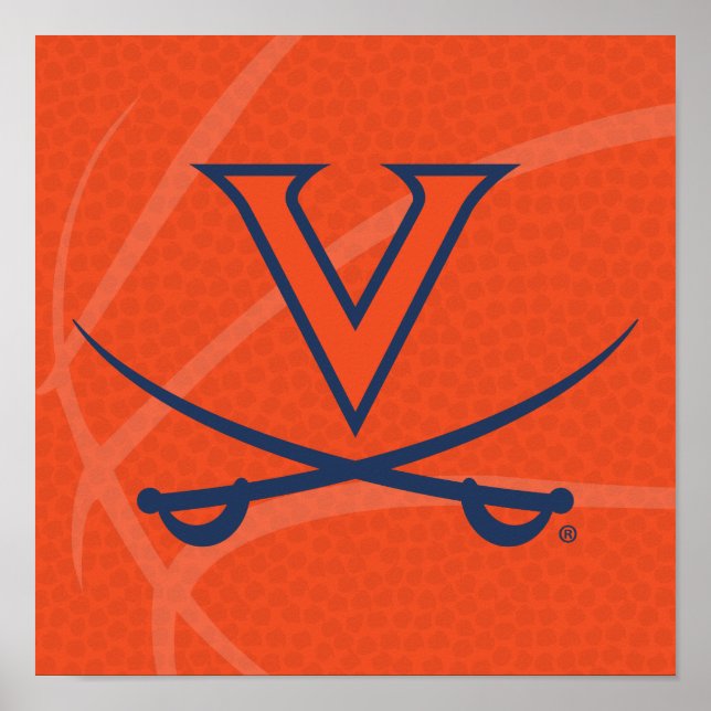 Póster Virginia Cavaliers Basketball (Frente)