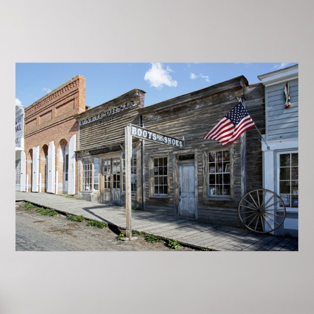 Póster Virginia City Ghost Town - Montana (Frente)