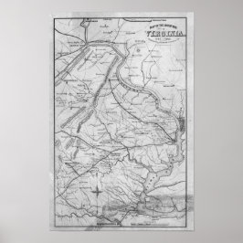 Póster Virginia en la guerra civil